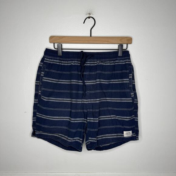 Katin Other - Katin Blue Stripe Cotton Linen Drawstring Short Mens Medium